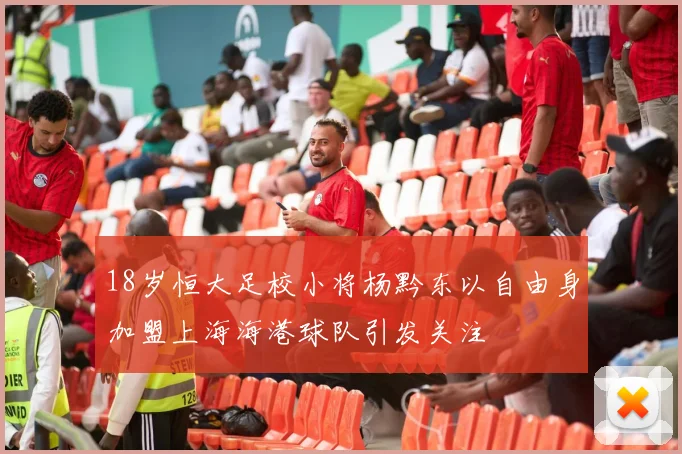 18岁恒大足校小将杨黔东以自由身加盟上海海港球队引发关注