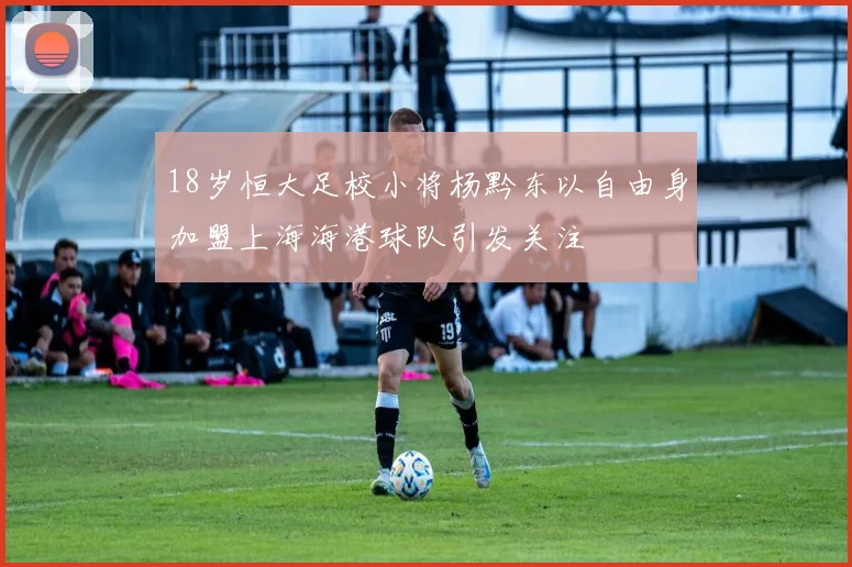 18岁恒大足校小将杨黔东以自由身加盟上海海港球队引发关注