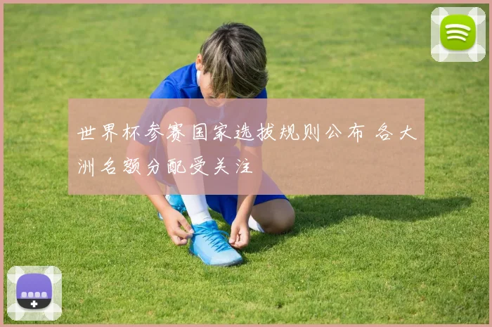 世界杯参赛国家选拔规则公布 各大洲名额分配受关注