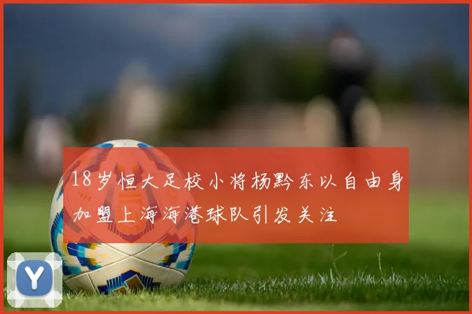 18岁恒大足校小将杨黔东以自由身加盟上海海港球队引发关注