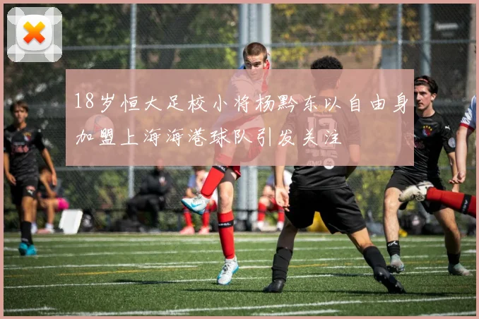 18岁恒大足校小将杨黔东以自由身加盟上海海港球队引发关注